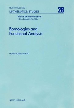 Bornologies and Functional Analysis (eBook, PDF)
