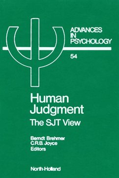Cover Human Judgment (eBook, PDF)