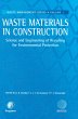 Waste Materials in Construction (eBook,... - Bild 1