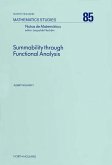 Summability Through Functional Analysis (eBook, PDF)