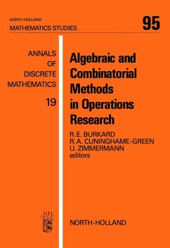 Algebraic and Combinatorial Methods in Operations Research (eBook, PDF)