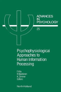 Psychophysiological Approaches to Human Information Processing (eBook, PDF)
