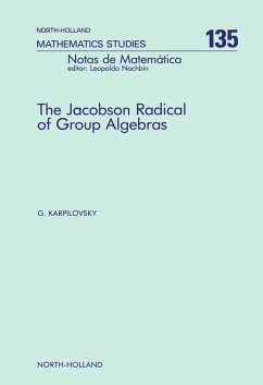Cover The Jacobson Radical of Group Algebras (eBook, PDF)