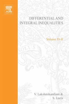 Cover Differential and integral inequalities; theory and applications PART B: Functional, partial, abstract, and complex differential equations (eBook, PDF)