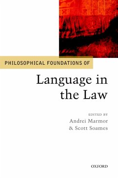 Philosophical Foundations of Language in the Law (eBook, PDF)