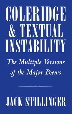 Cover Coleridge and Textual Instability (eBook, PDF)