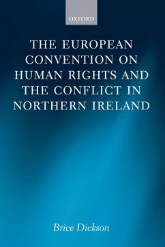 Cover The European Convention on Human Rights and the Conflict in Northern Ireland (eBook, ePUB)