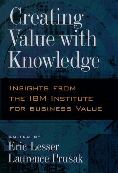 Cover Creating Value with Knowledge (eBook, PDF)