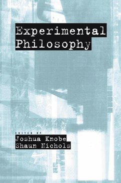Experimental Philosophy (eBook, PDF)