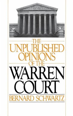 Cover The Unpublished Opinions of the Warren Court (eBook, PDF)