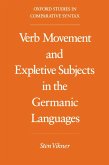 Verb Movement and Expletive Subjects in the Germanic Languages (eBook, PDF)