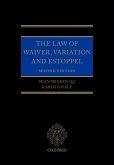 The Law of Waiver, Variation and Estoppel (eBook, ePUB)