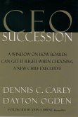CEO Succession (eBook, PDF)