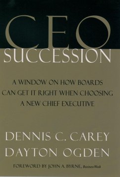 CEO Succession (eBook, PDF) - Carey, Dennis C.; Ogden, Dayton