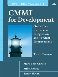 CMMI for Development (eBook, ePUB) - Chrissis Mary Beth; Konrad, Mike; Shrum, Sandra