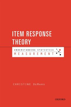 Item Response Theory (eBook, PDF) - Demars, Christine