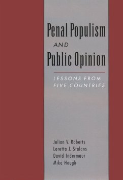 Cover Penal Populism and Public Opinion (eBook, PDF)