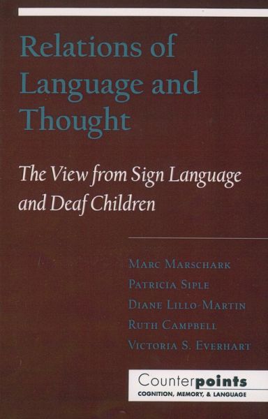 Relations of Language and Thought (eBook, PDF)