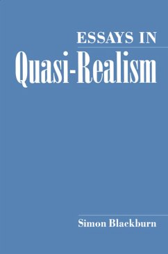 Essays in Quasi-Realism (eBook, PDF) - Blackburn, Simon