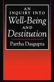 An Inquiry into Well-Being and Destitution (eBook, PDF)