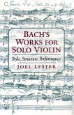 Bach's Works for Solo Violin (eBook, ePUB)