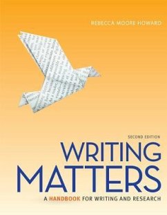 Writing Matters 2e Tabbed (Comb) with Connect Composition for Writing Matters 2e Tabbed - Howard, Rebecca Moore