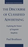 The Discourse of Classified Advertising (eBook, PDF)