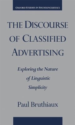 The Discourse of Classified Advertising (eBook, PDF) - Bruthiaux, Paul