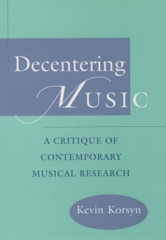 Cover Decentering Music (eBook, PDF)