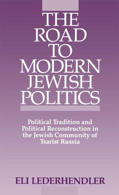 Cover The Road to Modern Jewish Politics (eBook, PDF)