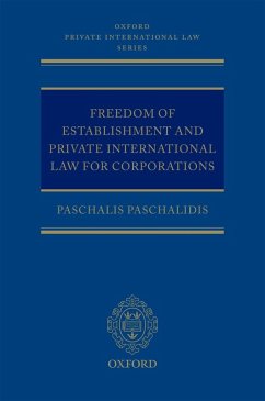 Cover Freedom of Establishment and Private International Law for Corporations (eBook, ePUB)