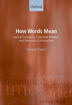 How Words Mean (eBook, PDF) - Evans, Vyvyan