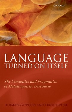 Language Turned on Itself (eBook, PDF) - Cappelen, Herman; Lepore, Ernest