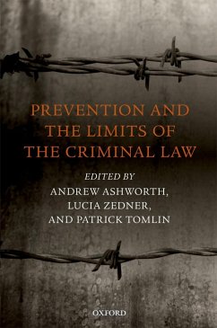 Cover Prevention and the Limits of the Criminal Law (eBook, ePUB)