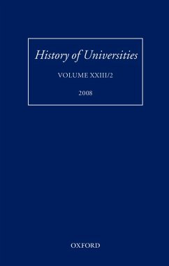 Cover History of Universities (eBook, PDF)