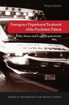 Emergency Department Treatment of the Psychiatric Patient (eBook, PDF) - Stefan, Susan