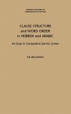 Clause Structure and Word Order in Hebrew and Arabic (eBook, PDF)