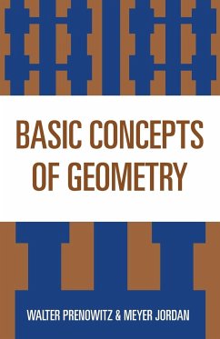 Basic Concepts of Geometry - Prenowitz, Walter; Jordan, Meyer