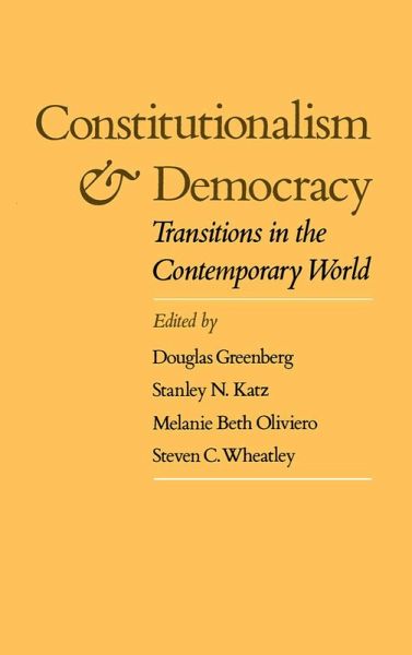Constitutionalism and Democracy (eBook, PDF) Constitutionalism and Democracy (eBook, PDF)