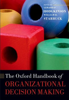 Cover The Oxford Handbook of Organizational Decision Making (eBook, PDF)