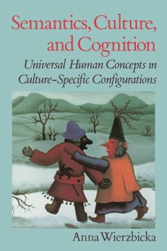 Semantics, Culture, and Cognition (eBook, PDF) - Wierzbicka, Anna