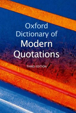 Cover Oxford Dictionary of Modern Quotations (eBook, ePUB)