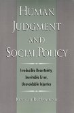 Human Judgment and Social Policy (eBook, PDF) Human Judgment and Social Policy (eBook, PDF)