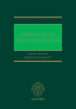 Cover Liability of Asset Managers (eBook, ePUB)