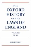 The Oxford History of the Laws of England Volume II (eBook, ePUB)