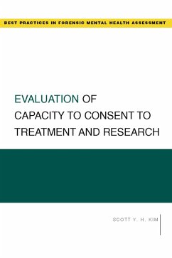 Cover Evaluation of Capacity to Consent to Treatment and Research (eBook, PDF)