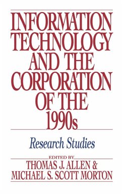 Cover Information Technology and the Corporation of the 1990s (eBook, PDF)