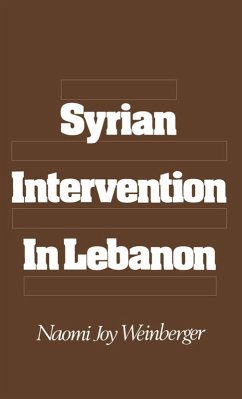 Cover Syrian Intervention in Lebanon (eBook, PDF)