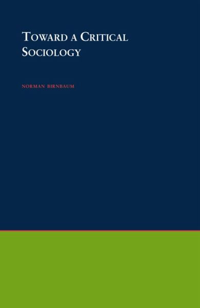 Toward a Critical Sociology (eBook, PDF)