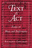 Text and Act (eBook, PDF)
